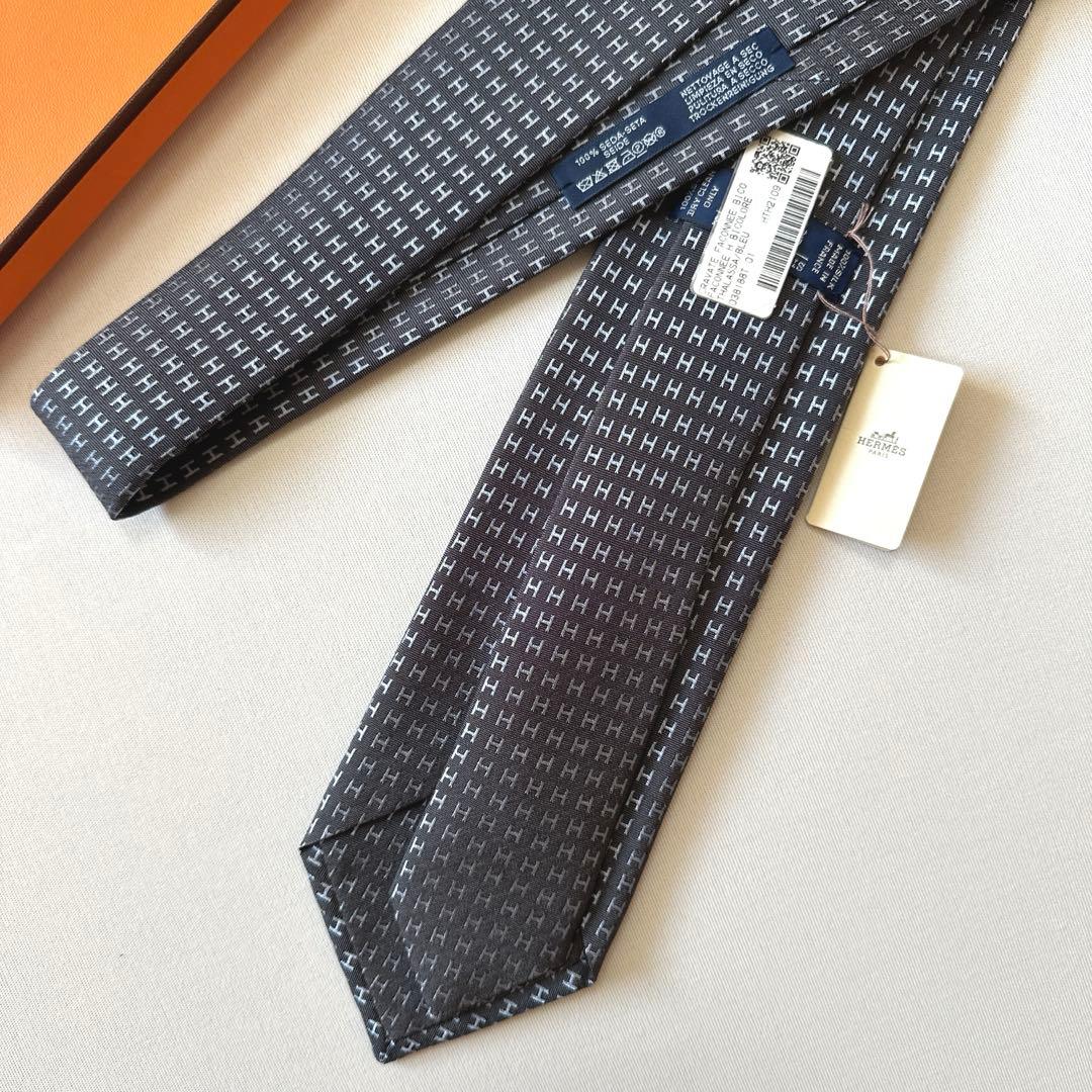 専用です。　H織りタイ バイカラー8 cm 《ファソネ H》 新品 未使用