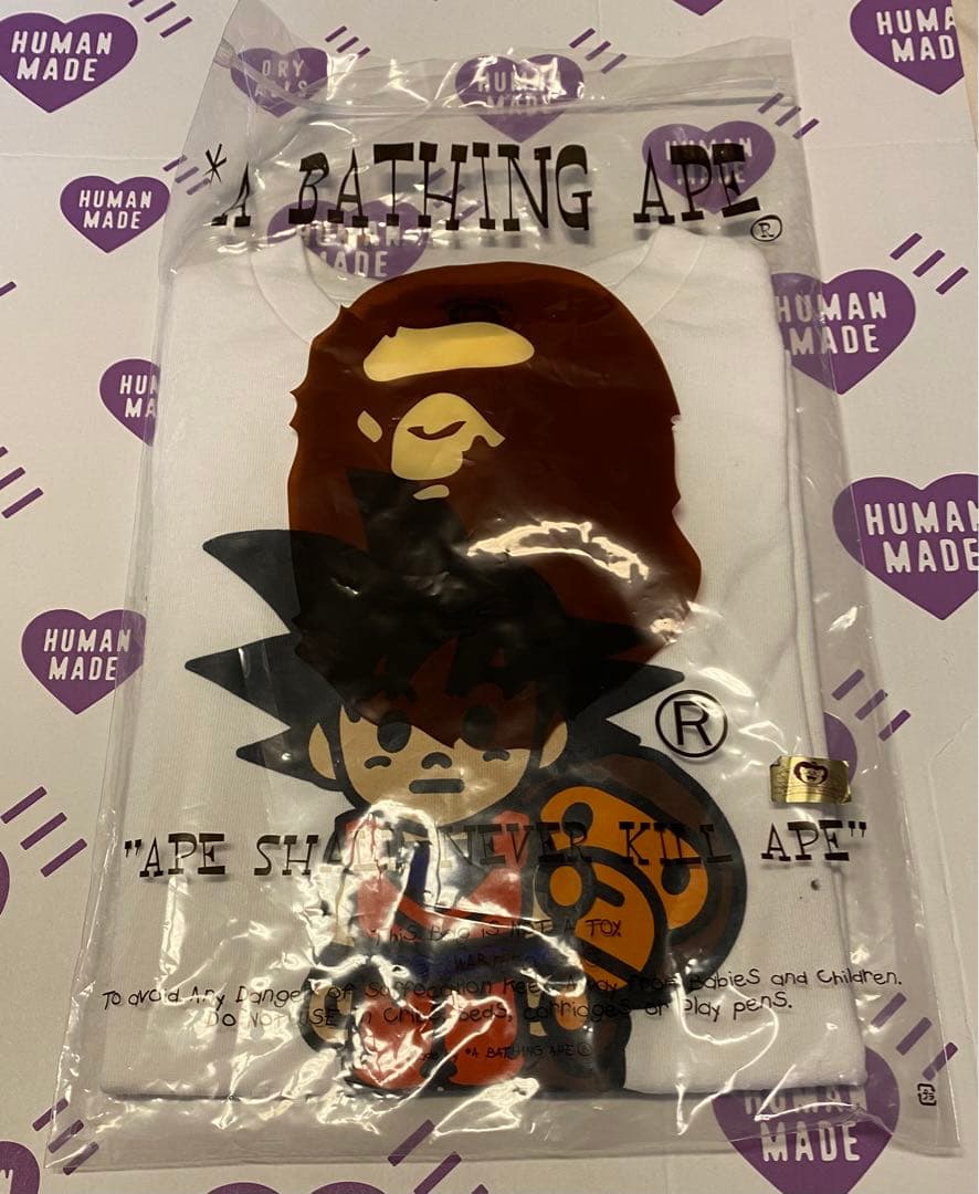 APE エイプキッズ ドラゴンボール Tシャツ 130 楽天市場】A BATHING APE(エイプ)xDRAGONBALL Z(ドラゴンボール)BAPE