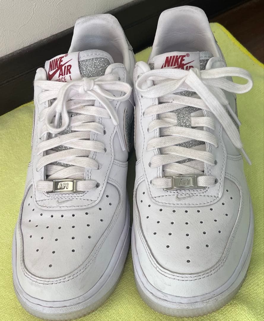 Nike Air Force 1 ホワイト/シルバー　23.5cm