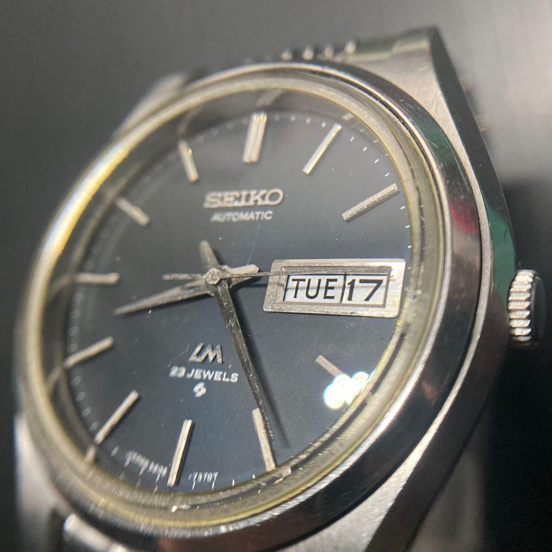 セイコー ロードマチック LM 5606 カレンダークイックチェンジOK 濃紺