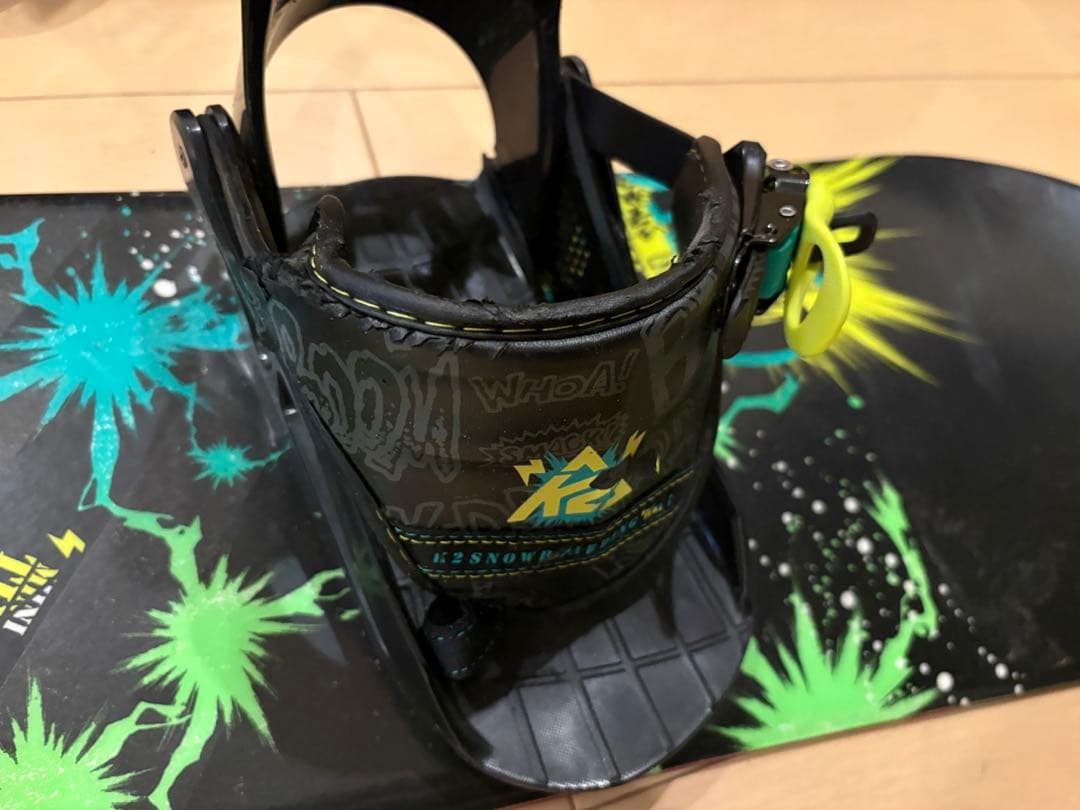 K2 スノーボード セット ブラック/グリーン 110 - メルカリ