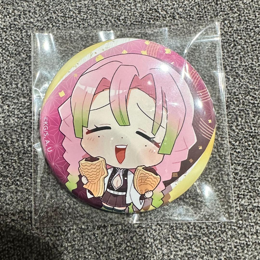 鬼滅の刃 セガ コラボカフェ たい焼き 缶バッジ 蜜璃 鬼滅の刃 セガ コラボカフェ たい焼き 缶バッジ 蜜璃 鬼滅の刃 × セガ