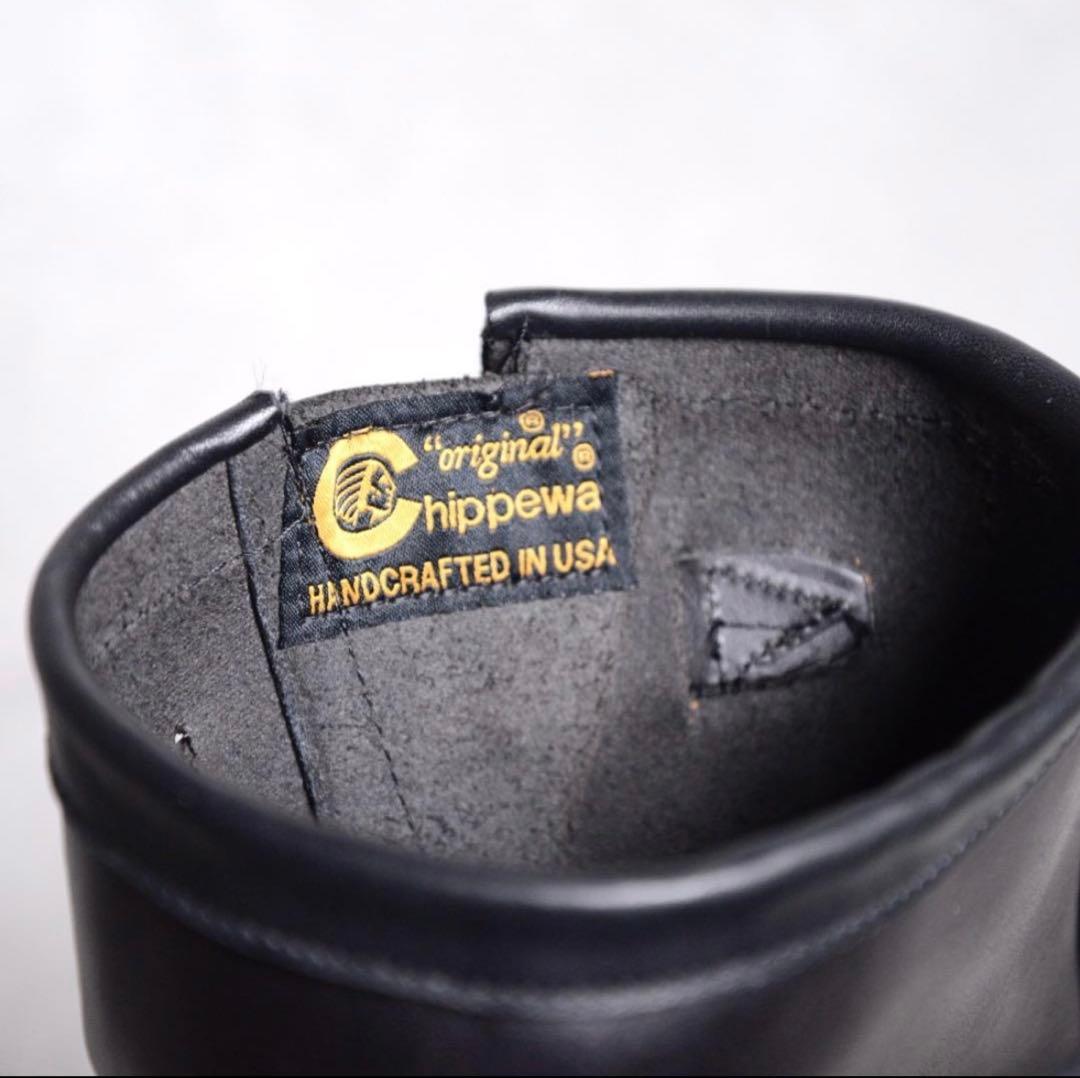 Chippewa エンジニアブーツ US 8E ブラック - メルカリ