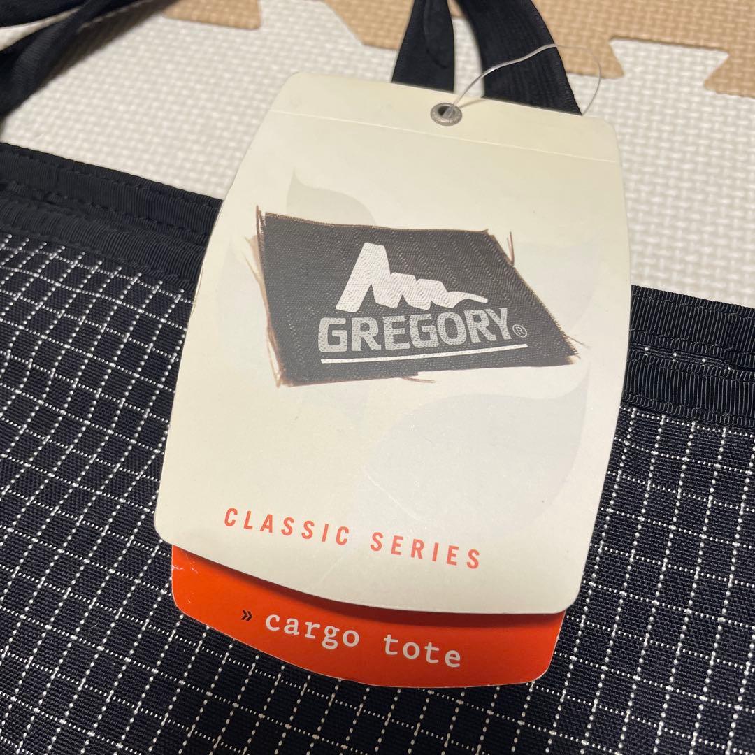 GREGORY☆【Lsize】旧ロゴ カーゴトートバッグ チェック新品未使用