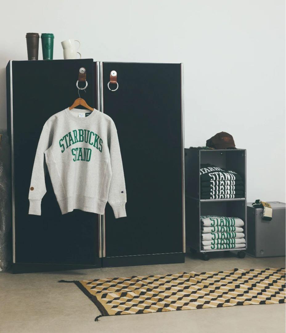 STARBUCKS STAND by BEAMS Champion グレー Starbucks Stand by BEAMS EXTRA Collection Release Info | Hypebeast