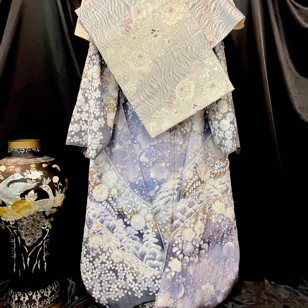 振袖フルセット□辻が花振袖□花絞り□関芳新品オーダー□正絹□成人式
