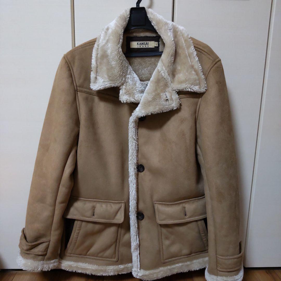 美品 KANSAI JEANS カンサイジーンズ ムートンコート ジャケット