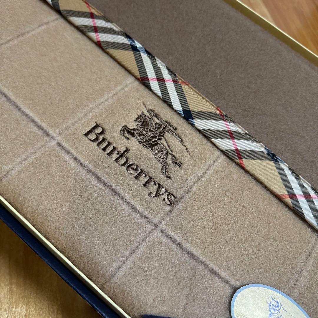 未使用 未開封 Burberrys バーバリー ウール100% 純毛布団 正規品