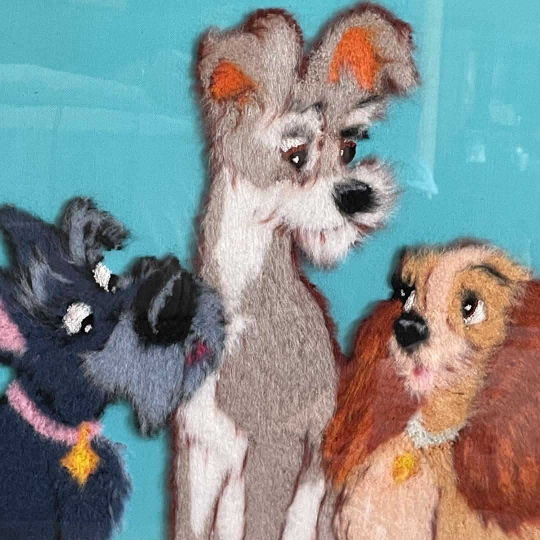 松嶋文化刺繍 激レア ディズニー わんわん物語 シリアルナンバーあり