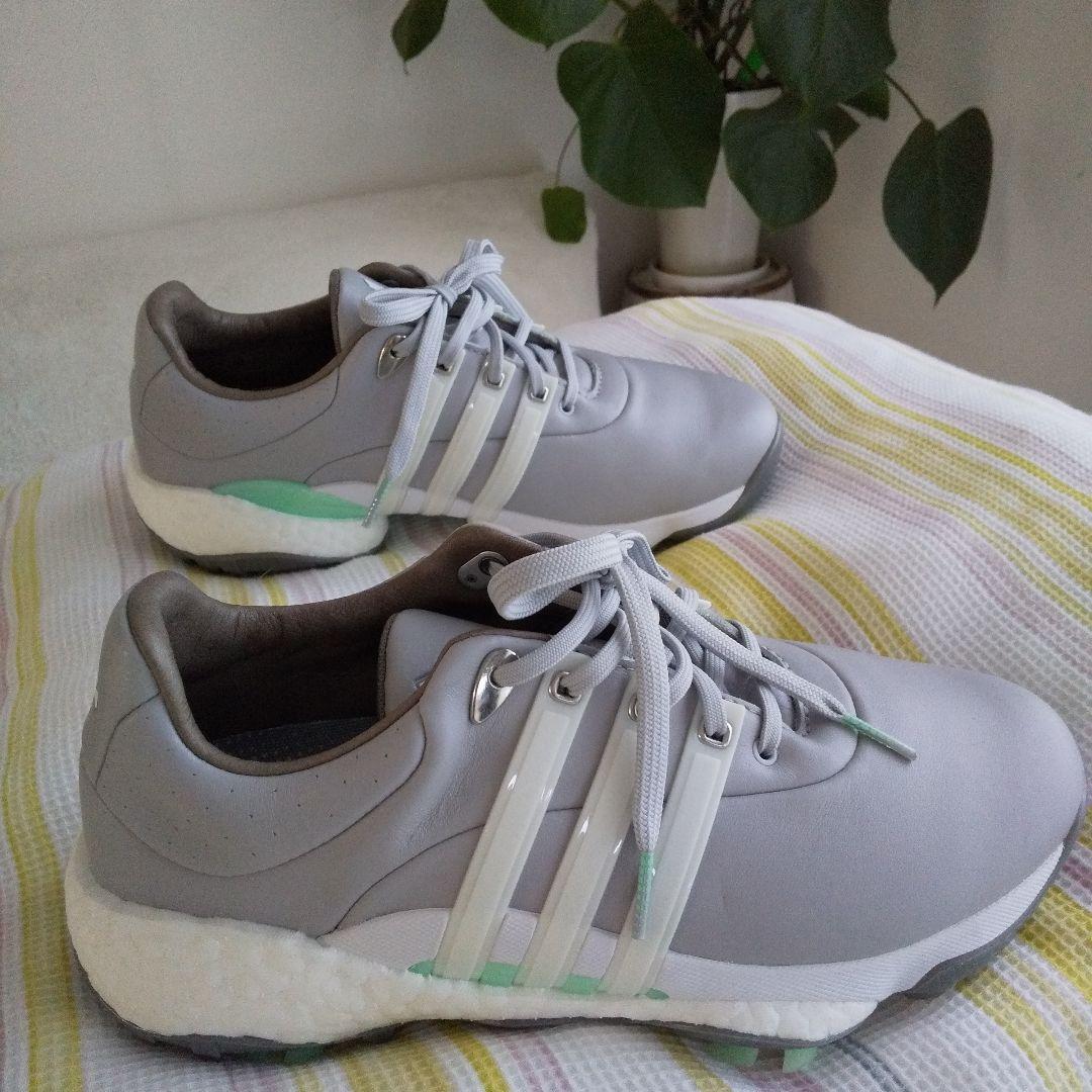 新品　アディダス　ゴルフシューズ　24.5ｃｍ　グレー