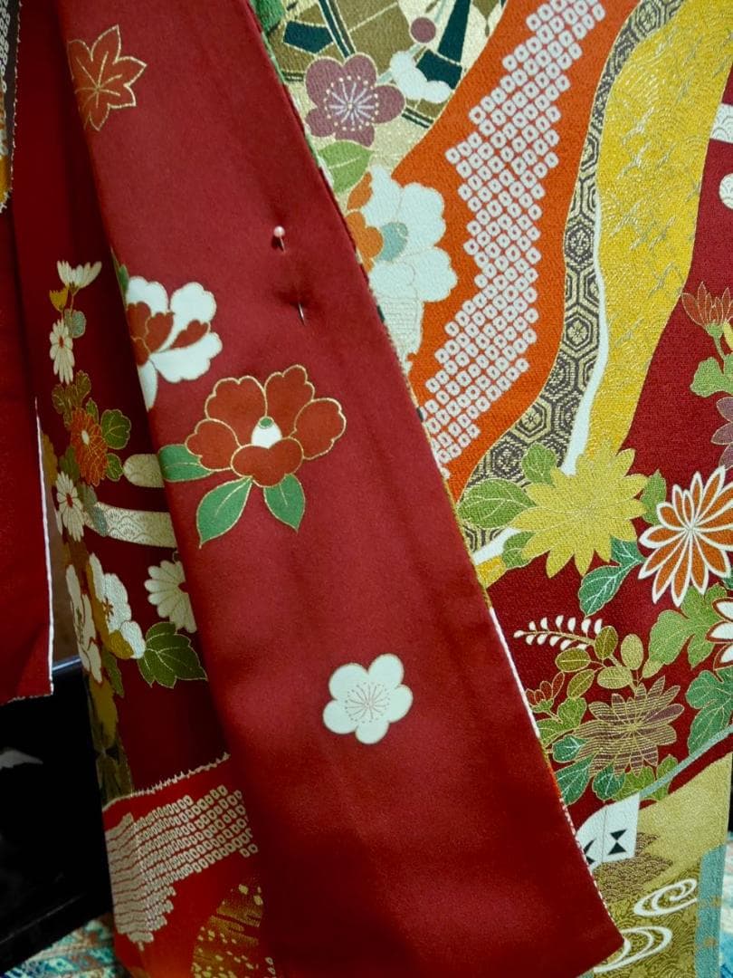 ミミ様専用 本振袖 丹後縮緬手描き友禅 最高にエレガント成人式