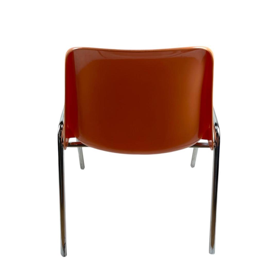 イタリア製】MOD ELENA スタッキングチェア 3脚セット オレンジ - メルカリ