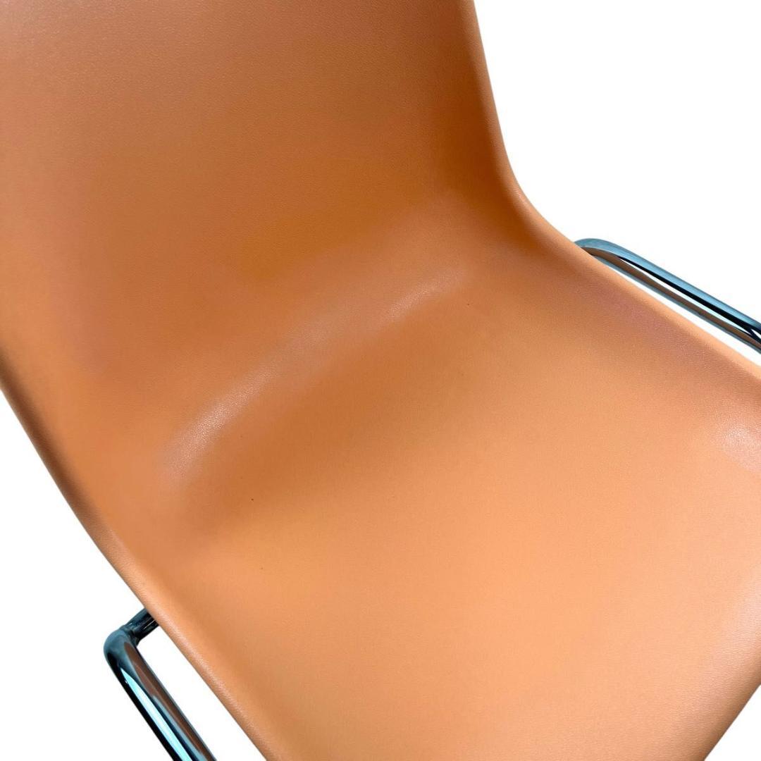 イタリア製】MOD ELENA スタッキングチェア 3脚セット オレンジ - メルカリ