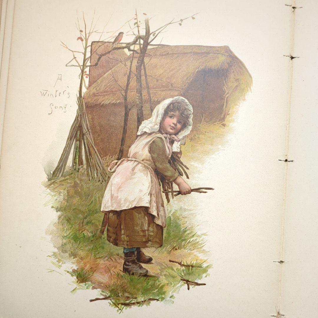 超稀少1890ハリエットベネット絵本 児童書 洋書 ヴィクトリアン