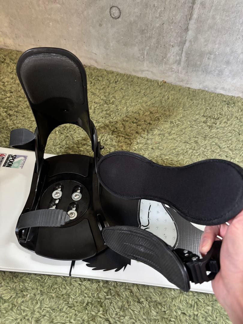 美品】Spoon Charm 150cm スノーボード パンダ 付属品多数