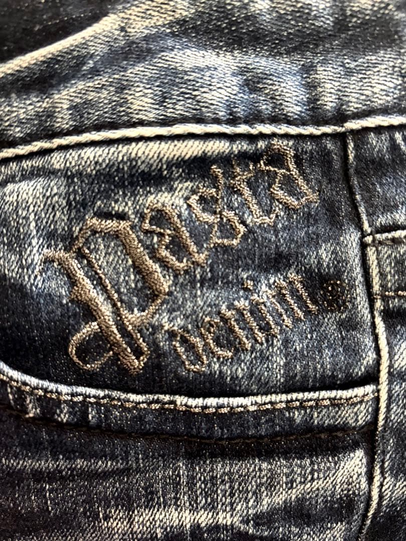 当時物 Pasta Denim y2k 平成 ギャル スタッズ 刺繍 デニム - メルカリ