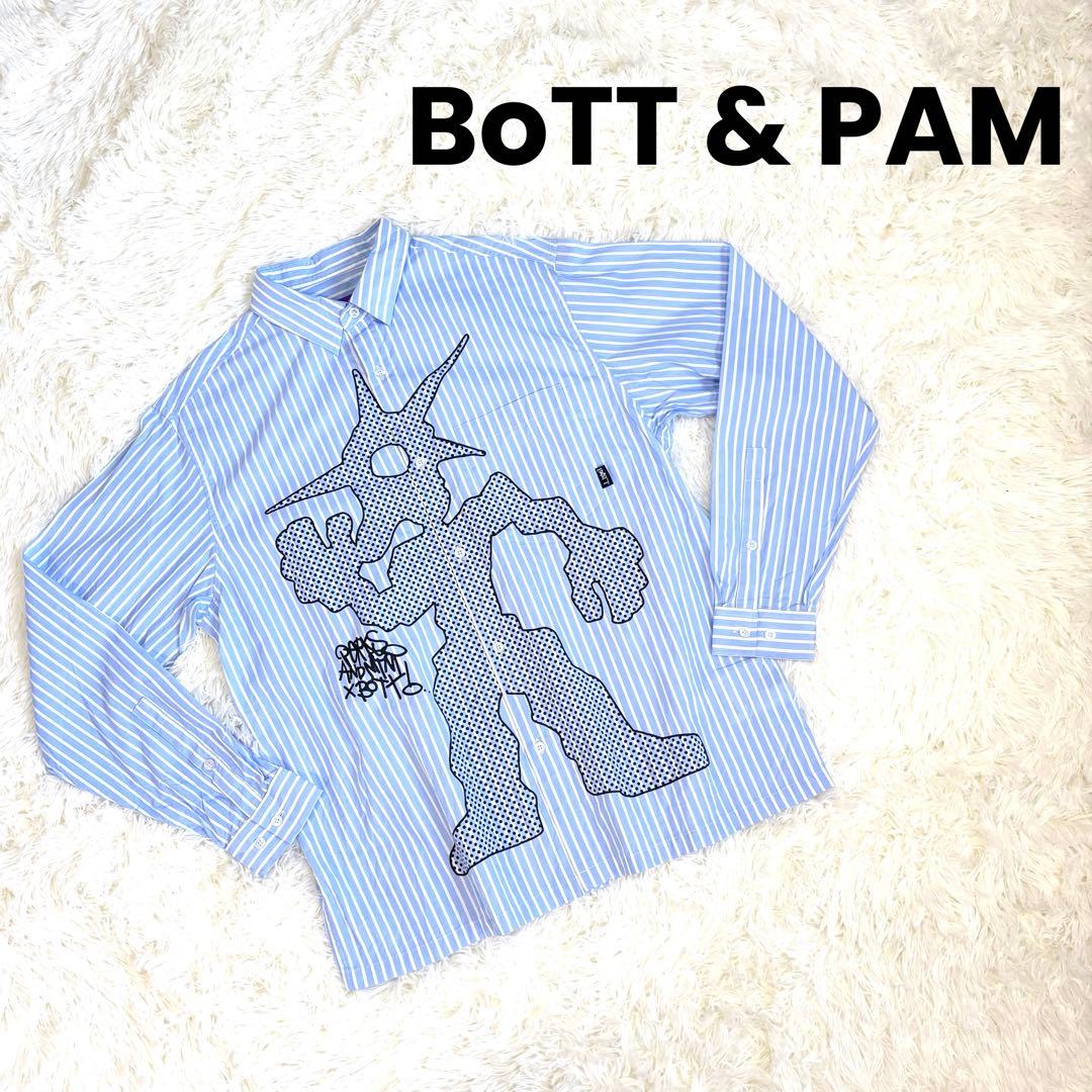 PAM x BoTT Striped Shirt Ｍサイズ PAM x BoTT Striped Shirt Mサイズ - メルカリ