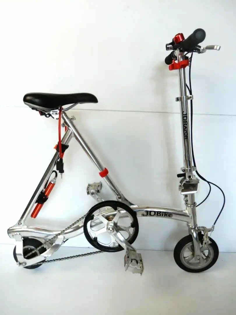 付属品充実】JD RAZOR アルミフレーム 折り畳み自転車 JDBike 改