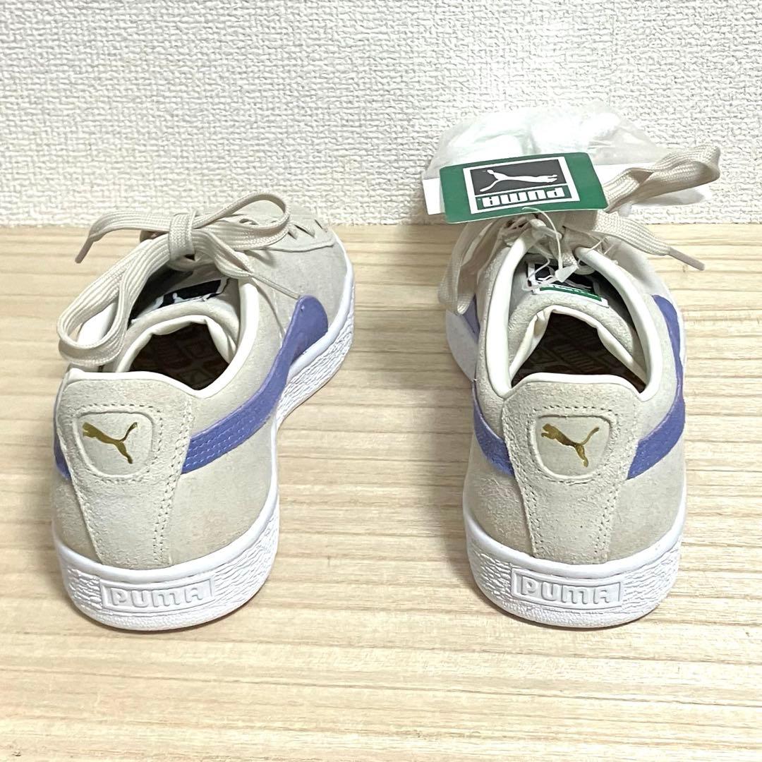 未使用品 PUMA Suede マグフォリア 藤枝カラー ホワイト 27.5cm - メルカリ