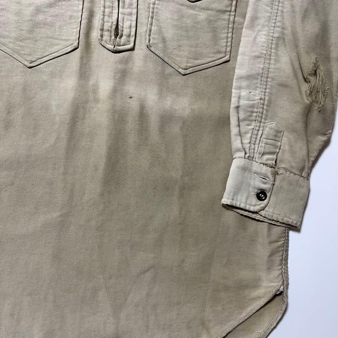 30〜40s Great western pullover shirt boro