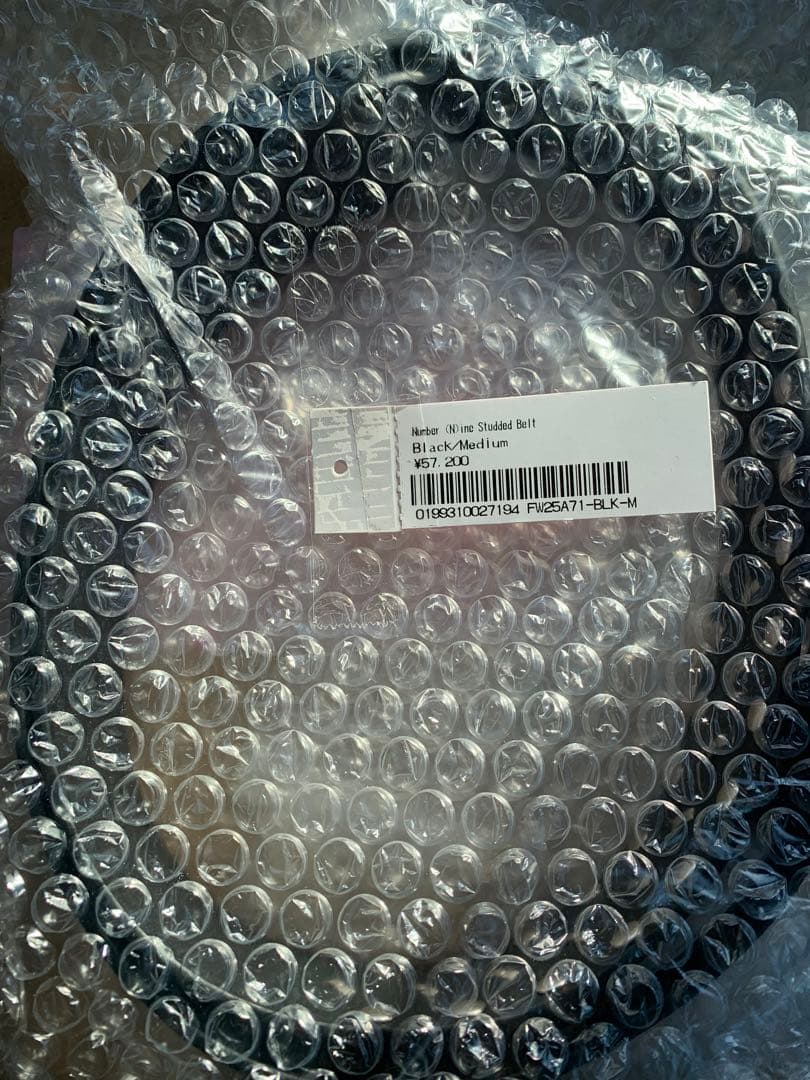 希少※M】Supreme/Number (N)ine Studded Belt - メルカリ