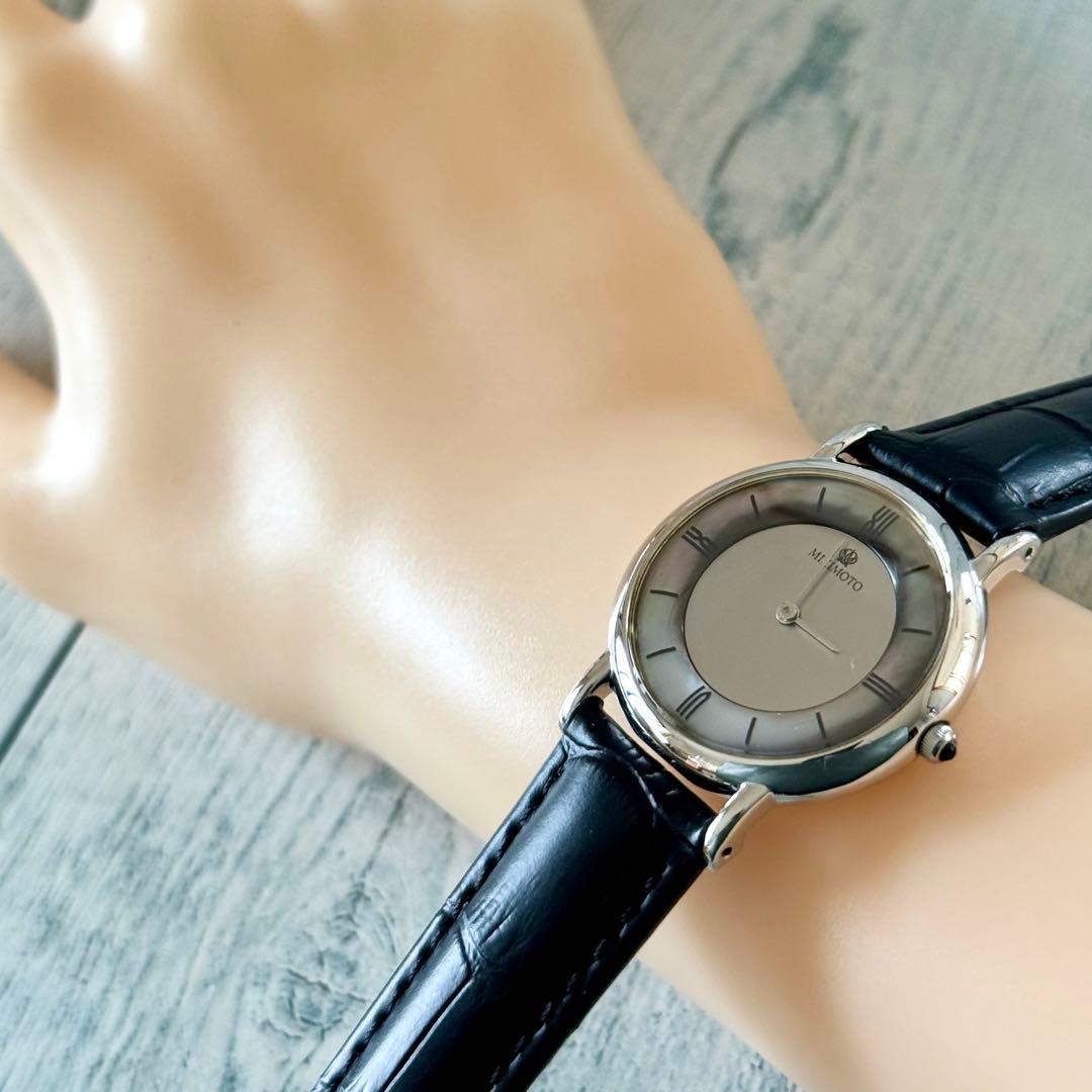 電池交換済】MIKIMOTO ミキモト 腕時計 シルバー 5P30-6240 - メルカリ