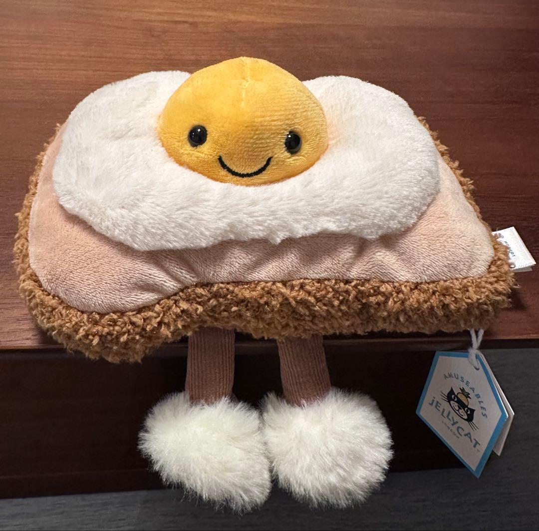 【1月末迄】エグランタイン エッグ・オン・トーストぬいぐるみ 楽天市場】jellycat キーホルダー キーチェーン チャーム たまご