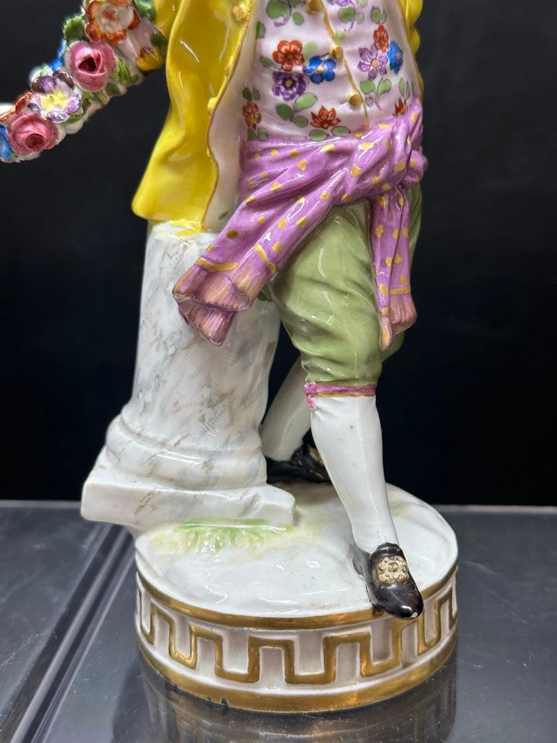 マイセン ガーデナーの恋人たち 高さ17cm トエカ 東ゆ7-0317⭐︎2F