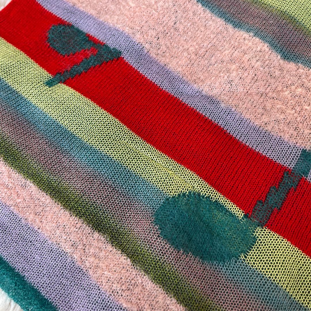 にゃにゃん様専用 M.&KYOKO マルチカラーワンピース ネックウォーマー