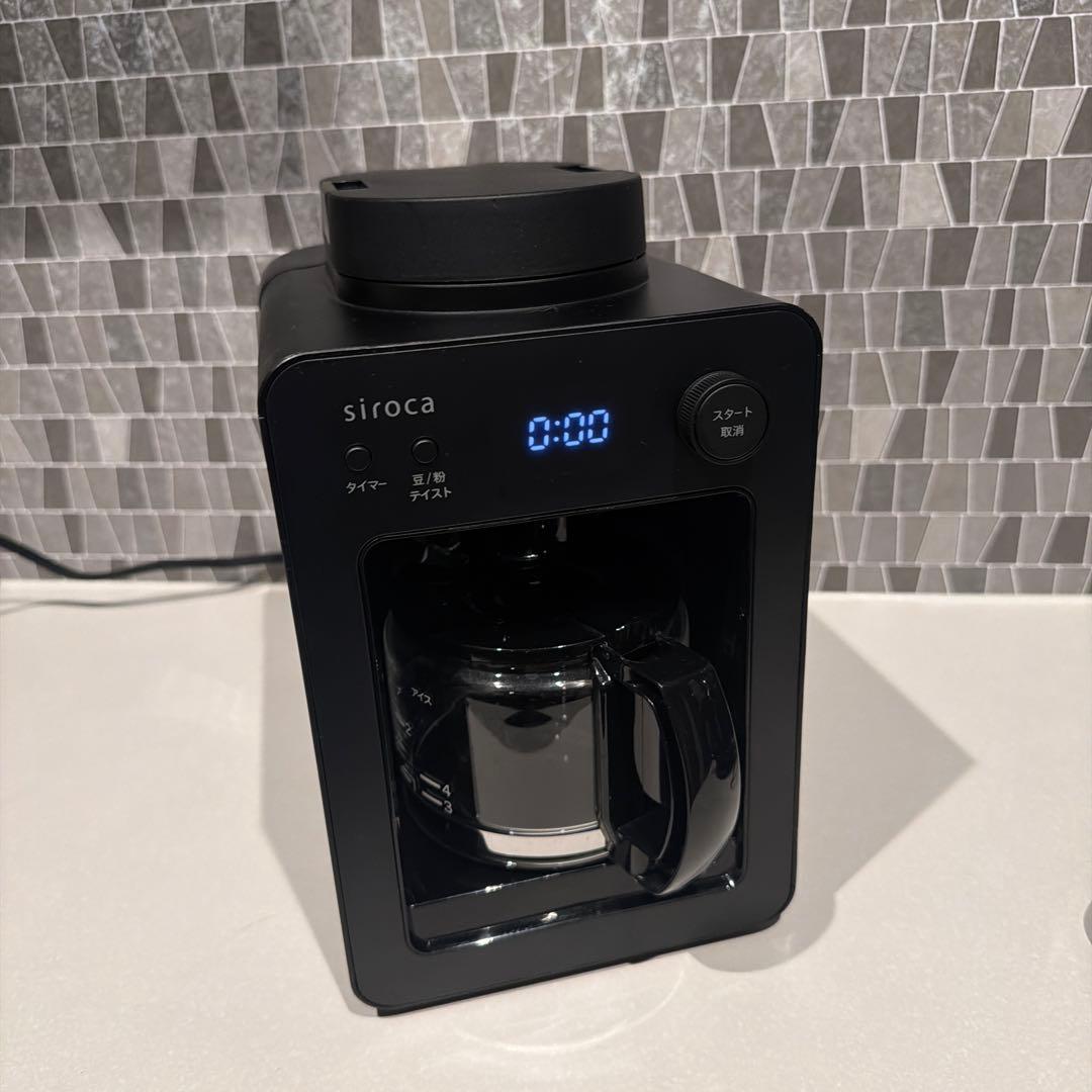 siroca 全自動コーヒーメーカー SC-A352 ブラック - メルカリ