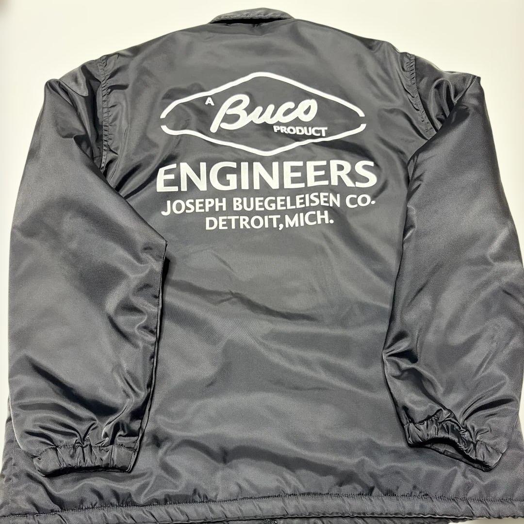 Buco ボア裏地 ブラック ナイロンジャケット Mサイズ - メルカリ