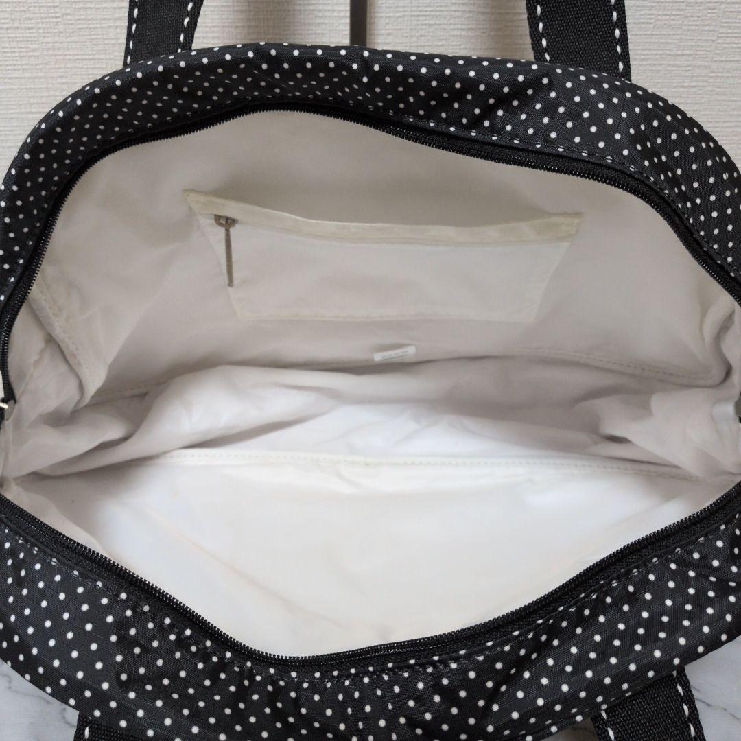 極美品】LeSportsac ドット柄 ボストンバッグ ナイロン 軽量 - メルカリ