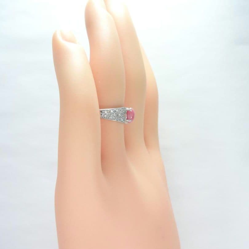 【たか様】コンクパール　ダイヤモンド　リング　0.60ct　0.15ctプラチナ