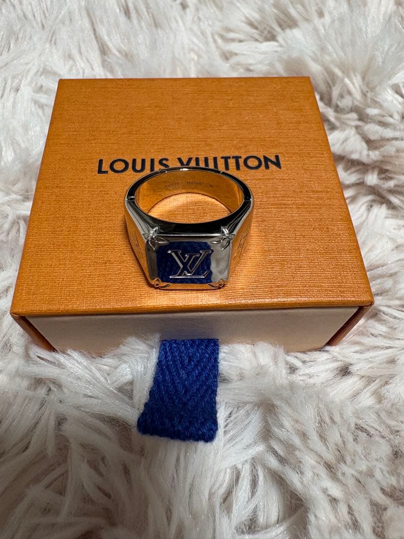 Louis Vuitton ルイヴィトン シグネットリング モノグラム Mサイズ