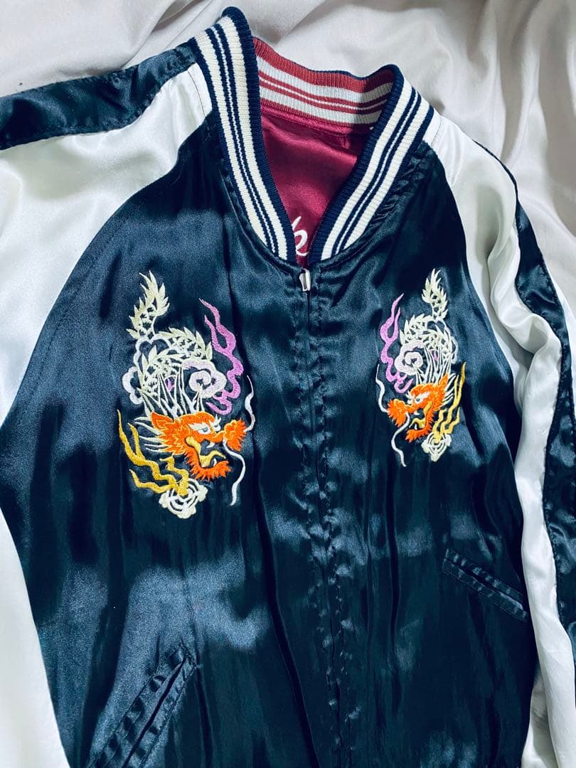 Humber 日本限定 2面用 虎龍 サテン unisex vintage - メルカリ