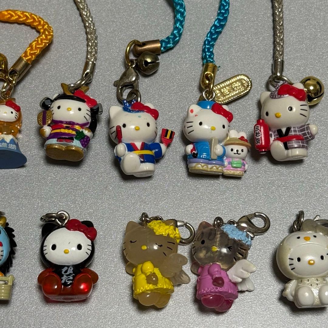 レア ご当地キティ根付けハローキティ ストラップ セット - メルカリ