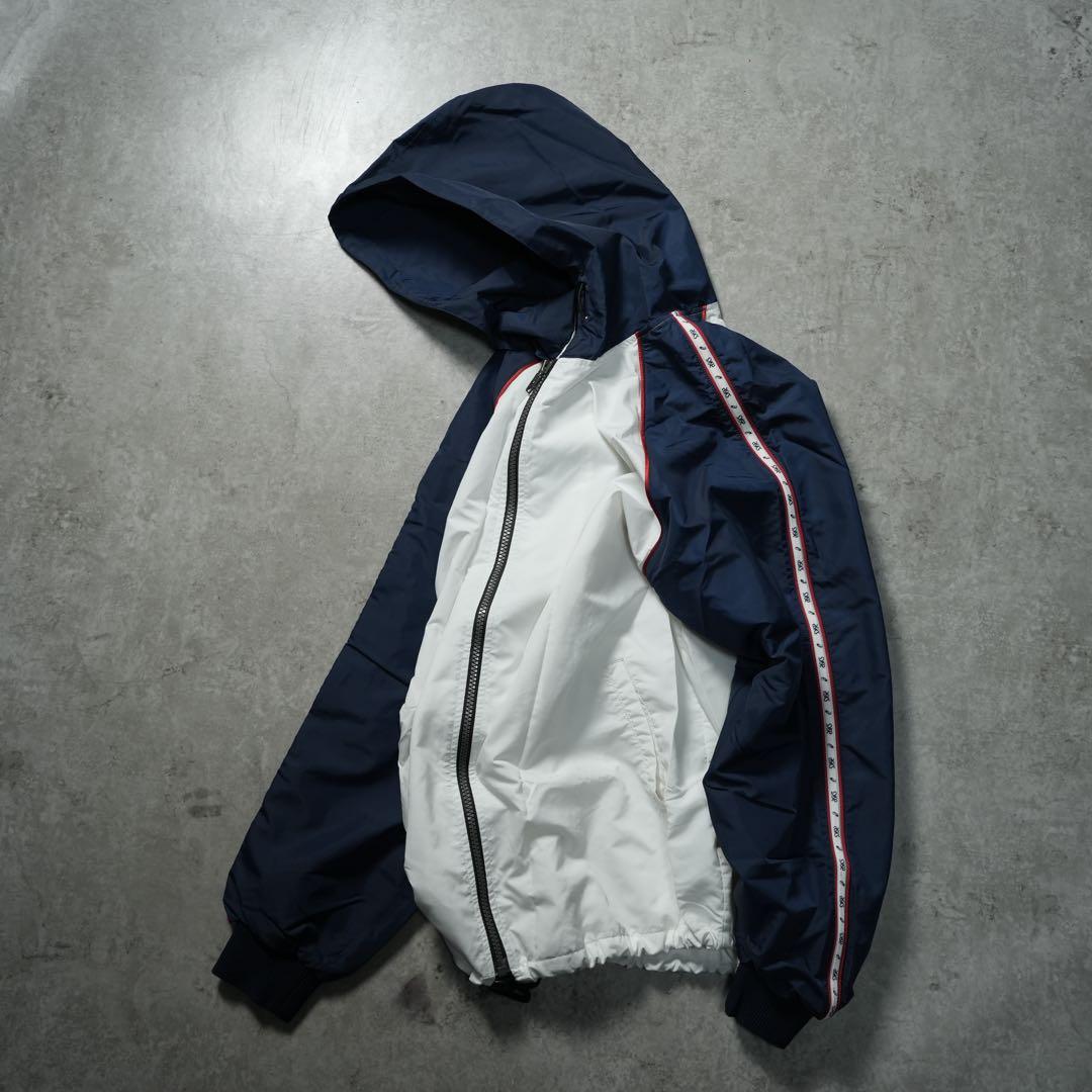 90s asics hooded nylon jacket tech y2k - メルカリ
