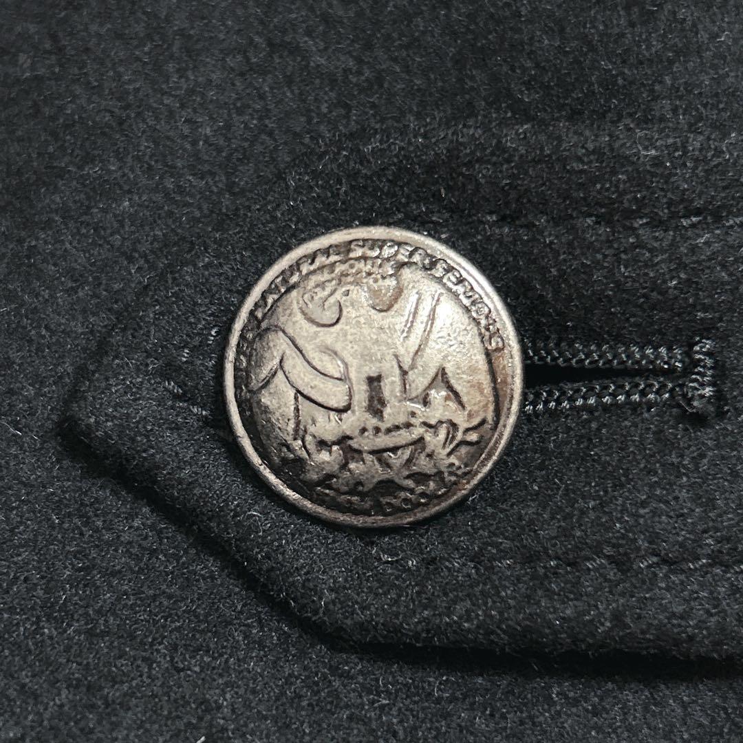 PPFM】ナポレオンジャケット(M)フード・ラクーンファー付 黒 ウール