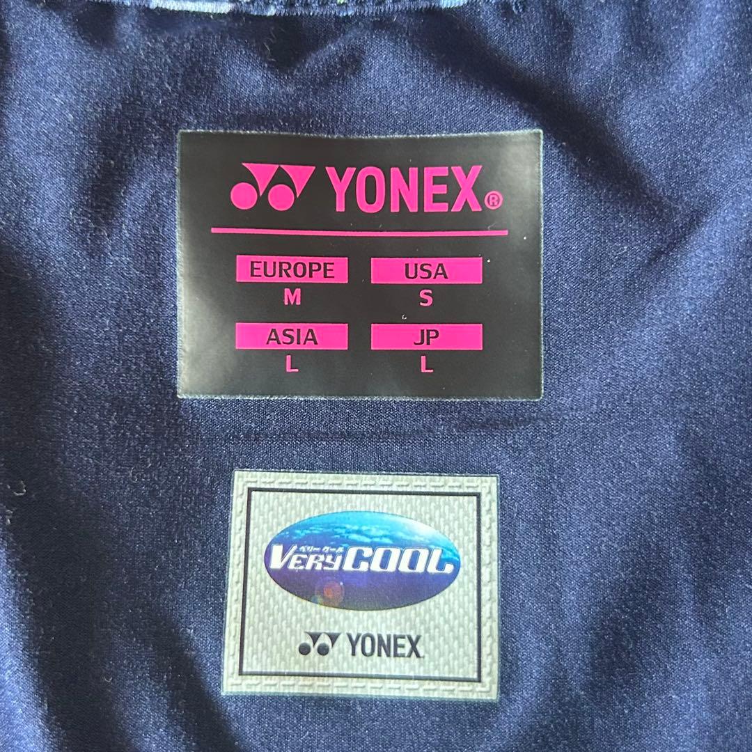 ヨネックス YONEX ゲームシャツ ハーフパンツ 上下セット サイズL