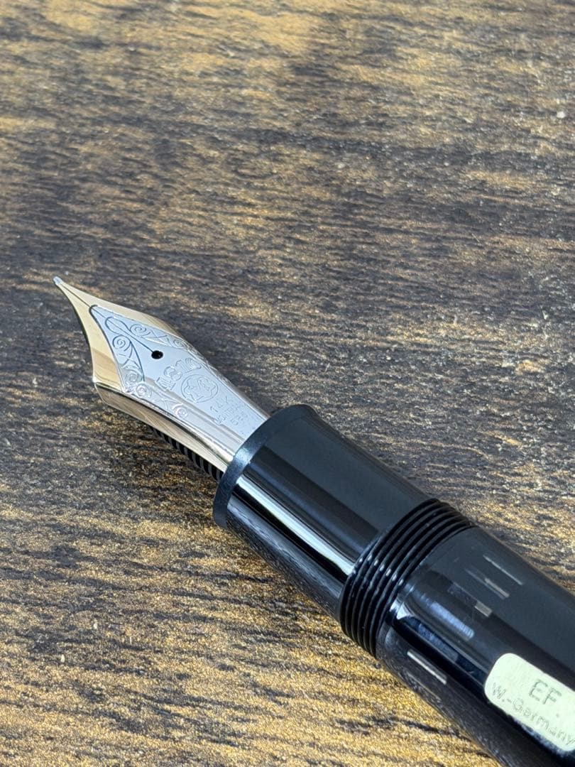 未使用に近い 149 西ドイツ製 2段エボナイトペン芯 バイカラー 万年筆