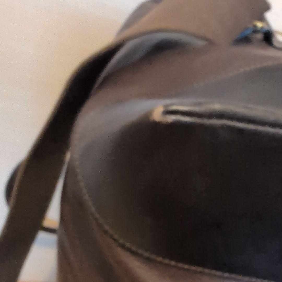 美品】BALLY バリー ダークブラウン ボストンバッグ 2WAY シボ革