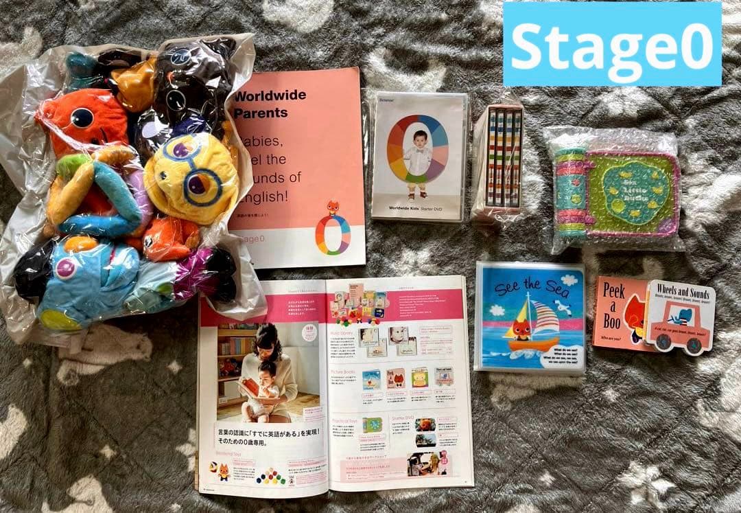 ワールドワイドキッズ　ステージ0〜6フルセット(一部欠品あり) バラ売り不可