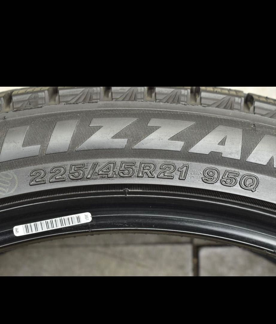 225/45R21 ブリヂストン BLIZZAK VRX3 4本セット バリ山 - メルカリ