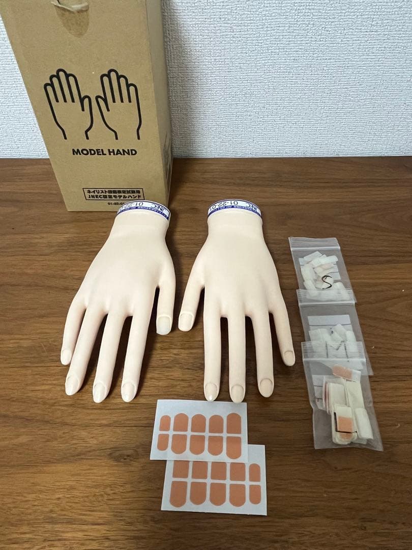 【本番OK】JNEC認定モデルハンド 滝川（TAKIGAWA） JNEC認定ハンド STモデルハンド 右手 ネイルチップ