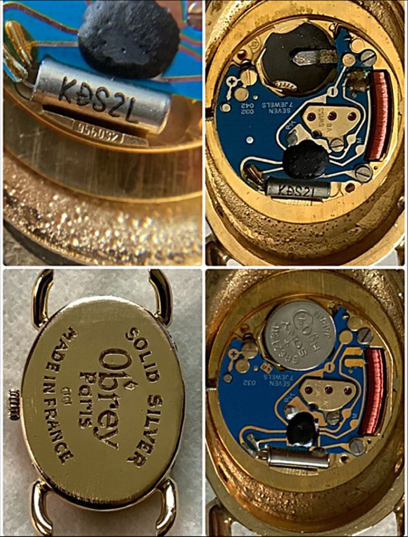 超希少‼️ オブレイ ハンドメイド 銀無垢(ヴェルメイユ) レディース