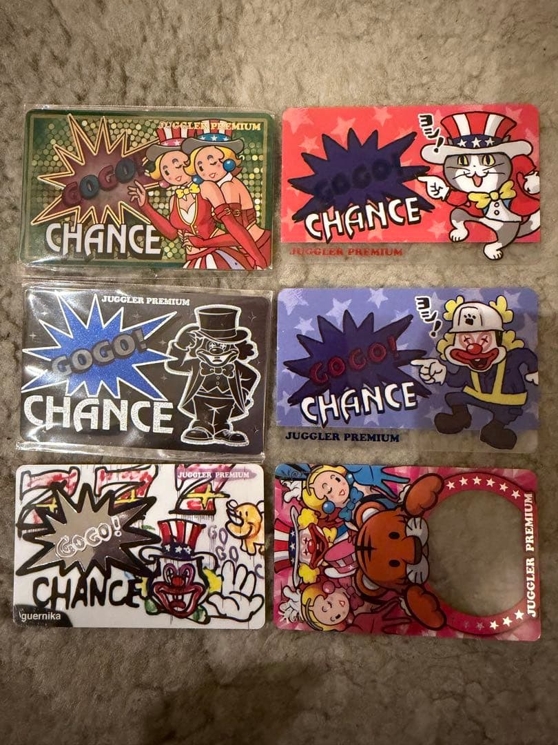 即日発送] JUGGLER PREMIUM カード 6枚セット - メルカリ