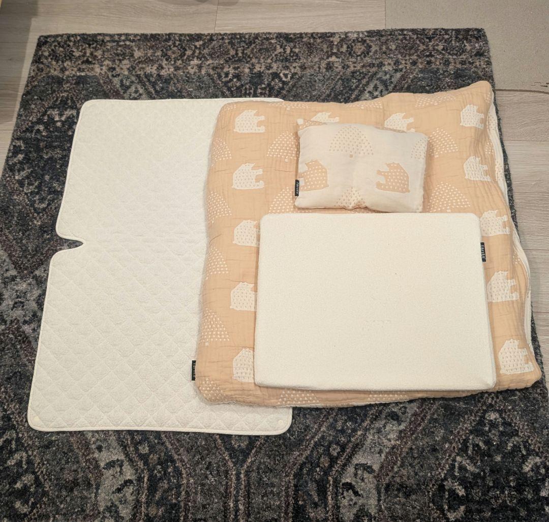 送料込】ファルスカ コンパクトベッドFree メランジブラウン 2024年