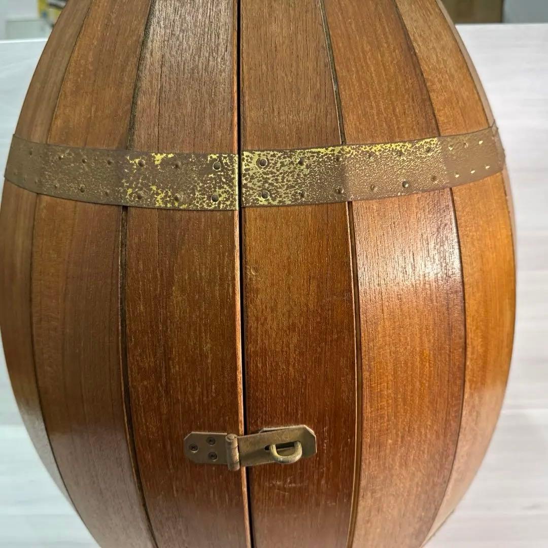 ☆ヴィンテージ 樽型 扉 観音開きウッドラック☆店舗什器☆送料込