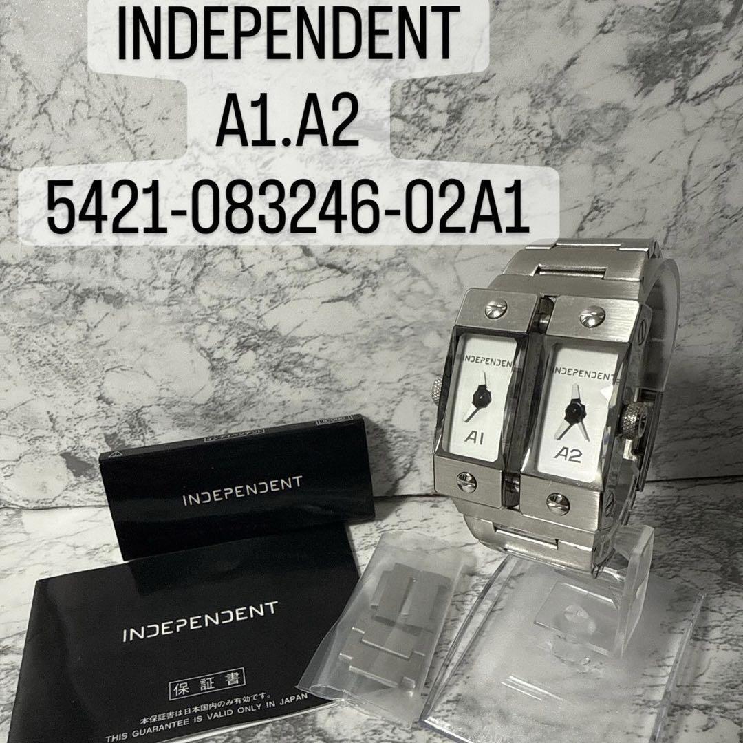 INDEPENDENT デュアルフェイス 腕時計 A1/A2 動作良好 INDEPENDENT デュアルフェイス 腕時計 A1/A2 動作良好の通販はau PAY