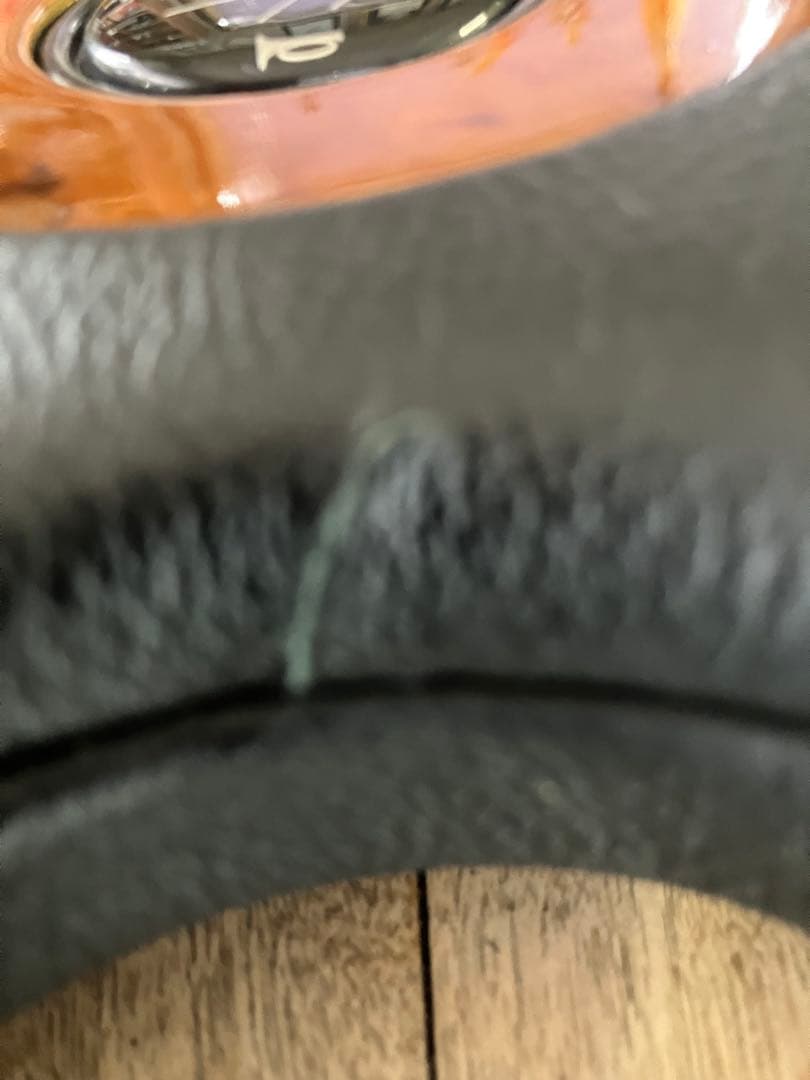 momo オリンピック3 36.5π レザーマホガニーウッドコンビ絶版品